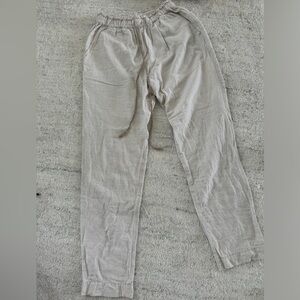 Oysho linen pants in XS